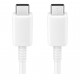 Дата кабель USB Type-C to Type-C (White) Samsung (EP-DN975BWRGRU)