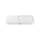 Зарядний пристрій Samsung Duo 15W wirh Power Adapter White (EP-P5400TWEGEU)