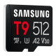 Карта пам'яті Samsung 512GB microSDXC class 10 UHS-I U3 V30 A2 T9 (MB-MH512T/WW)