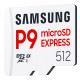 Карта пам'яті Samsung 512GB microSDXC class 10 UHS-I U3 V30 P9 Express (MB-MK512T/WW)