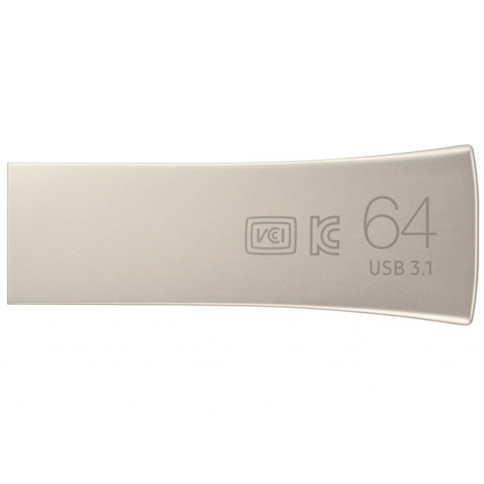 USB флеш накопичувач Samsung 64GB Bar Plus Silver USB 3.1 (MUF-64BE3/APC)