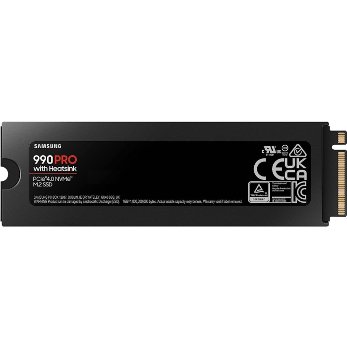 Накопичувач SSD M.2 2280 2TB 990 PRO with Heatsink Samsung (MZ-V9P2T0GW)