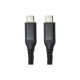 Дата кабель USB-C to USB-C 3.0m PD60W black San Guan (CA914104)