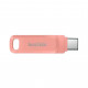 USB флеш накопичувач SanDisk 256GB Ultra Dual Drive Go USB 3.0/Type-C Peach (SDDDC3-256G-G46PC)