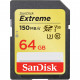 Карта пам'яті SanDisk 64GB SDXC class 10 UHS-I Extreme (SDSDXV6-064G-GNCIN)