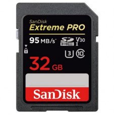 Карта пам'яті SanDisk 32GB SDHC Class10 UHS-I V30 4K Extreme Pro (SDSDXXG-032G-GN4IN)