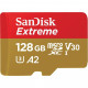 Карта пам'яті SanDisk 128GB microSDXC class 10 A2 V30 UHS-I U3 Extreme (SDSQXA1-128G-GN6AA)