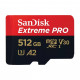 Карта пам'яті SanDisk 512 GB microSDXC UHS-I U3 Extreme Pro+SD Adapter (SDSQXCD-512G-GN6MA)