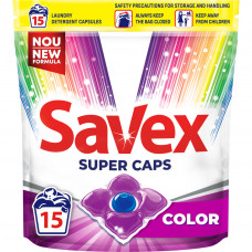 Капсули для прання Savex Super Caps Color 15 шт. (3800024046841)