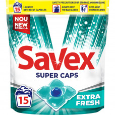 Капсули для прання Savex Super Caps Extra Fresh 15 шт. (3800024046858)