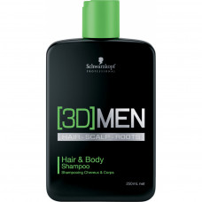 Шампунь Schwarzkopf Professional [3D]MEN для волосся і тіла 250 мл (4045787264487)