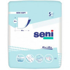 Пелюшки для малюків Seni Soft 60x60 см 5 шт (5900516690311)