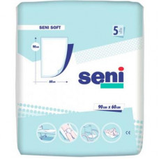 Пелюшки для малюків Seni Soft 90x60 см 5 шт (5900516690328)