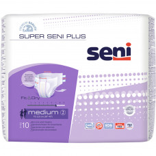 Підгузки для дорослих Seni Super Plus Medium 10 шт (5900516691233)