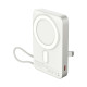 Батарея універсальна Sigma X-power SI10A8QL-MAG silver 10000mAh, Magnetic wireless 15W, charge iWatch, PD+QC, 22,5W max (4827798161012)
