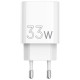 Зарядний пристрій Sigma 1xUSB-C PD33W + 1xUSB QC3.0 GaN X-power PS33-01 white (4827798527719)