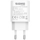 Зарядний пристрій Sigma 1xUSB-C PD33W + 1xUSB QC3.0 GaN X-power PS33-01 white (4827798527719)