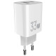 Зарядний пристрій Sigma 1xUSB-C PD33W + 1xUSB QC3.0 GaN X-power PS33-01 white (4827798527719)