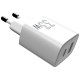 Зарядний пристрій Sigma 1xUSB-C PD33W + 1xUSB QC3.0 GaN X-power PS33-01 white (4827798527719)