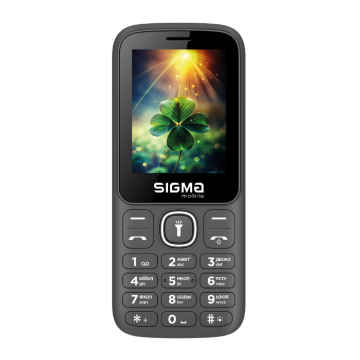 Мобільний телефон Sigma X-style 242 LUCKY Grey (4827798792926)