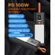 Батарея універсальна Sigma X-power SI20A9QLX 20000mAh, PD/100W, LED, flashlight, cable 100w, black (4827798877814)