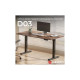 Комп'ютерний стіл Sihoo D03 Walnut/Black (D03-104/D03-108)