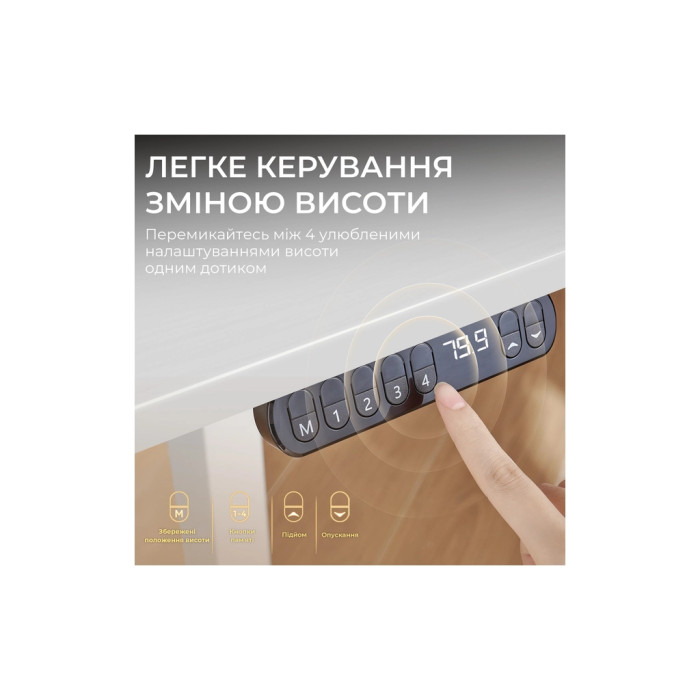 Комп'ютерний стіл Sihoo D03 White (D03-106/D03-107)