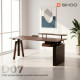 Комп'ютерний стіл Sihoo з електрорегулюванням висоти D07 1.6m Walnut/Black (D07B-101/D07J-101-AB)