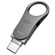 USB флеш накопичувач Silicon Power 64GB Mobile C80 Silver USB 3.2 (SP064GBUC3C80V1S)