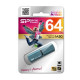 USB флеш накопичувач Silicon Power 64Gb MARVEL M50 Aqua Blue USB3.0 (SP064GBUF3M50V1B)