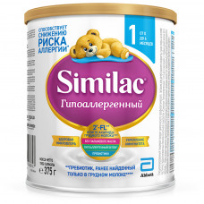 Дитяча суміш Similac Гіпоалергенна 1 молочна 375 г (8427030006857)