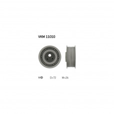 Ролик натягувача ременя SKF VKM 11010