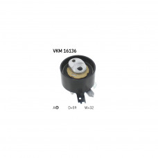 Ролик натягувача ременя SKF VKM 16136