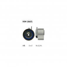 Ролик натягувача ременя SKF VKM 18601