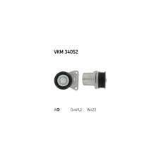 Натягувач ременя з роликом SKF VKM 34052