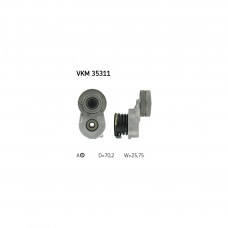 Натягувач ременя з роликом SKF VKM 35311