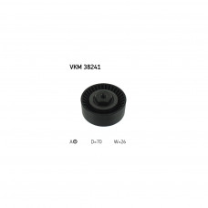 Ролик натягувача ременя SKF VKM 38241