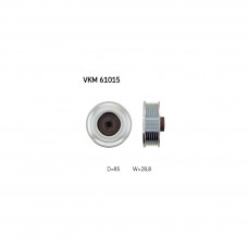 Ролик натягувача ременя SKF VKM 61015