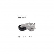 Ролик натягувача ременя SKF VKM 61099