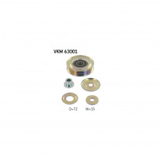 Ролик натягувача ременя SKF VKM 63001