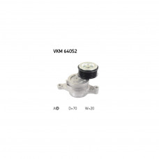 Натягувач ременя з роликом SKF VKM 64052