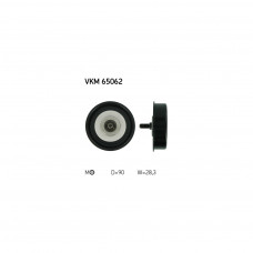 Ролик натягувача ременя SKF VKM 65062