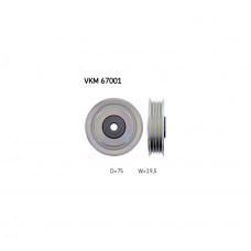 Ролик натягувача ременя SKF VKM 67001
