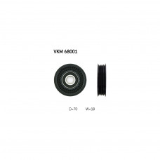 Ролик натягувача ременя SKF VKM 68001
