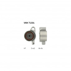 Ролик натягувача ременя SKF VKM 71304