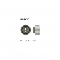 Ролик натягувача ременя SKF VKM 72310