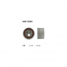 Ролик натягувача ременя SKF VKM 75009