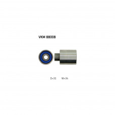 Ролик натягувача ременя SKF VKM 88008