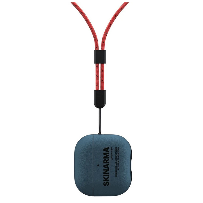 Чохол для навушників Skinarma Чохол Skinarma Spunk AirPods 4 blue SK-AP4-SPUNK-BLU 8886461247015 (8886461247015)