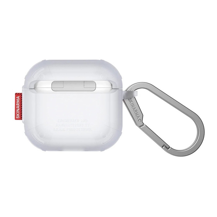 Чохол для навушників Skinarma Чохол Skinarma Mecha CE для AirPods 4 frost SK-AP4MECCE-FRT 8886461247251 (8886461247251)